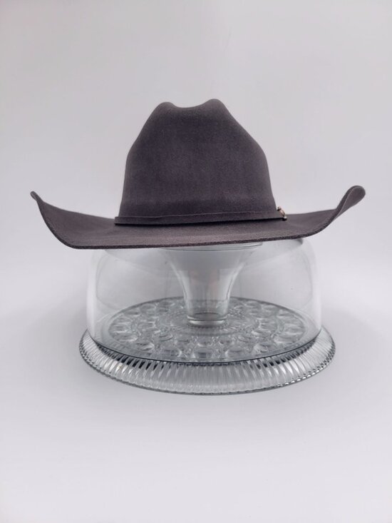 George Strait  Design/Logan Other - George Strait Stetson Logan 7 1/8 Western Cowboy Hat Wool Felt Long Oval 25 Char
